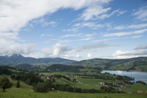 Paysage de Gruyère et le Moléson, Suisse